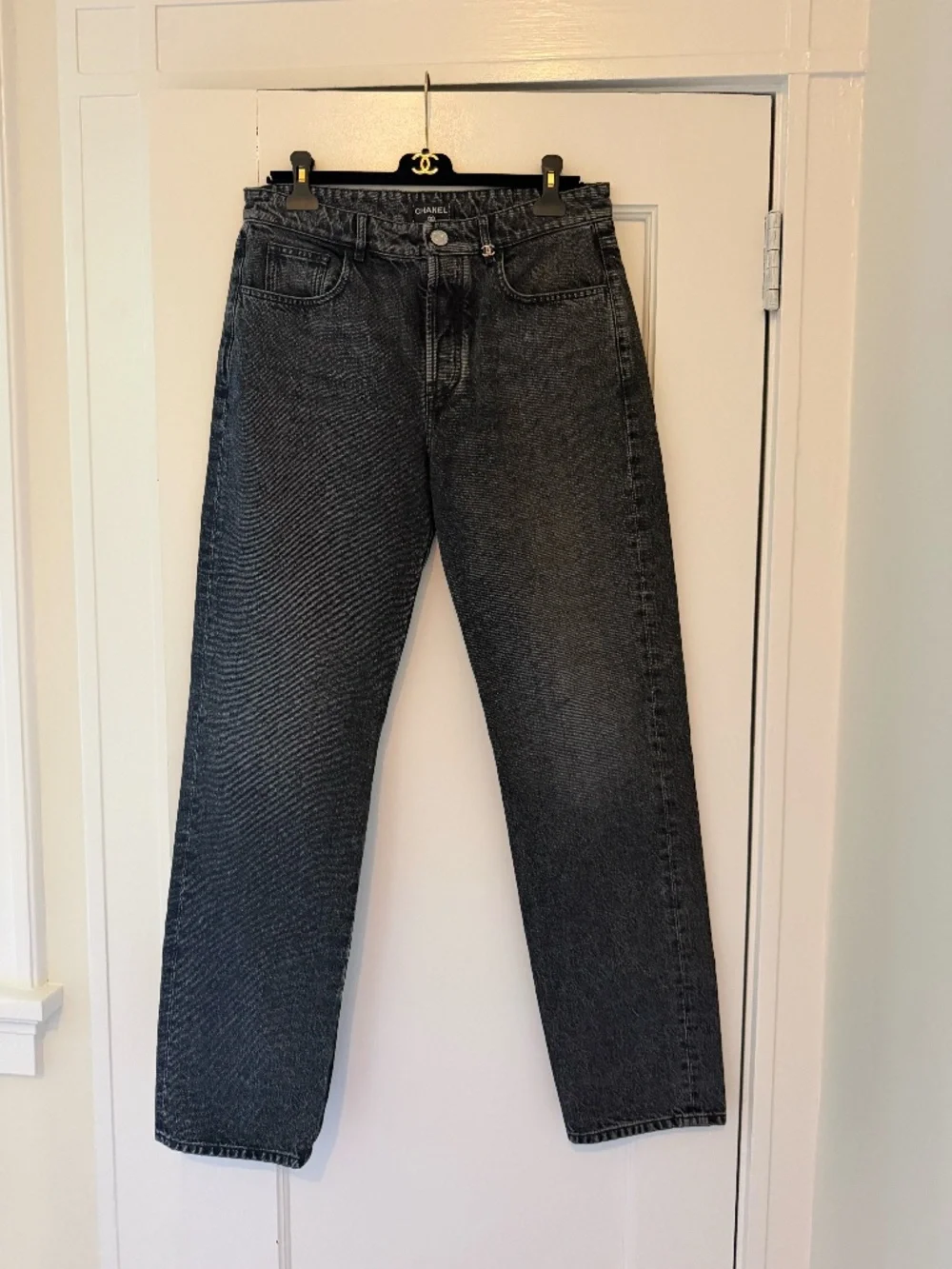 Chanel Metiers D'Art 2026 Black Denim Jean
